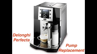 DeLonghi Perfecta Pump Replacement [upl. by Killen]