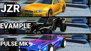 Freestyler’s Car Designs  EVAMPLE JZR PULSE MK  Best Rocket League Car Designs 2021 [upl. by Notselrahc]