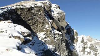 Impressive Rockfall In Switzerland [upl. by Rambort]