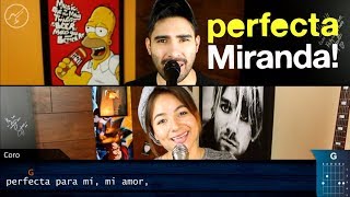 Perfecta  Miranda  Cover Acustico  Christianvib Ft Nana Mendoza [upl. by Nanete]