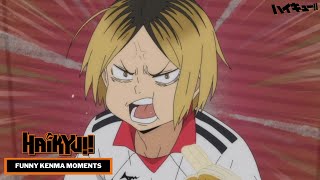 Haikyu Funny moments of Kenma HD [upl. by Nairred]