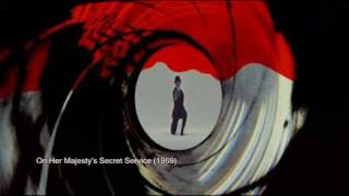 James Bond 007 Gun Barrels 1962  2008 [upl. by Leasa]