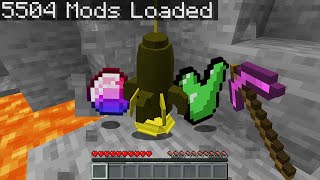 Minecraft Randomizer but with 5500 mods [upl. by Sarene]