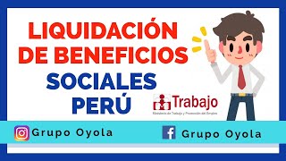 CASO PRÁCTICO  LIQUIDACION DE BENEFICIOS SOCIALES [upl. by Meijer]