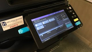 How to Print from USB on a Toshiba 4505AC [upl. by Bergin952]