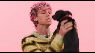 MGK Plays With Puppies While Answering Fan Questions [upl. by Millda]