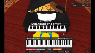 ROBLOX Piano  Spear Of Justice UNDERTALE [upl. by Connell]