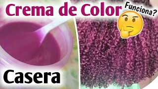 DIY INTENTO PINTAR MI CABELLO CON CREMA DE COLOR CASERA [upl. by Nauwaj]