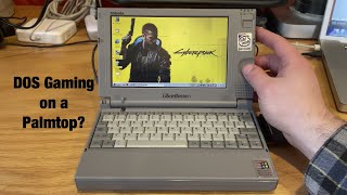 DOS gaming on a Palmtop The Fabulous Toshiba Libretto [upl. by Sheepshanks]