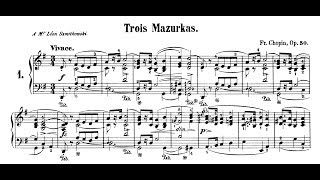 Chopin Mazurkas Op50 – Op Posth Fialkowska [upl. by Atnauqahs]