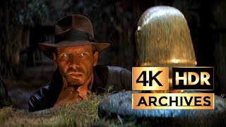 Indiana Jones  4K  HDR  and The Raiders of the Lost Ark  The Golden Idol  Opening 1981 [upl. by Amaj]