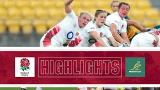 Red Roses v Australia highlights  WXV [upl. by Iloj231]