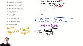 Asymptotic Notation 6  Limit Theorem Examples [upl. by Aisemaj920]