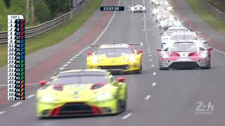 2019 Le Mans 24 hours  Epic GTPro Battle  Ford vs Aston Martin vs Corvette [upl. by Ennahtur]