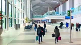 Arriving in Istanbul Airport Terminal Tour amp Walk to the Exit [upl. by Ahsemed]