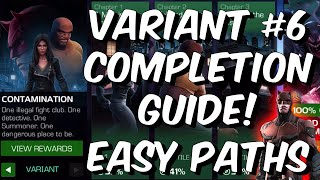 Variant 6 Contamination Completion Guide  Easiest Paths amp Tips  Marvel Contest of Champions [upl. by Ttebroc]