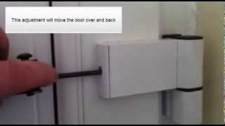 How to adjust pvc door hinges [upl. by Alrad]