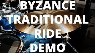 Byzance Traditional Series Ride Cymbals Morph Comparison [upl. by Alliehs]