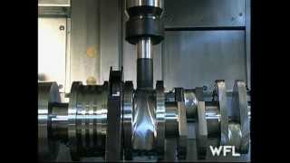 WFL M60 MillTurn Complete Crankshaft Machining  MARTECH Machinery NJ  USA [upl. by Oivaf]