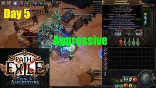 Path of Exile 322 Aggressive Wand Crafting amp Day 5 Build Diary amp Filter Update in Ancestor  1178 [upl. by Atnom]