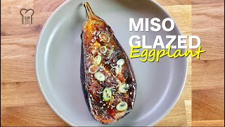 Miso Glazed Eggplant  A traditional Japanese Nasu Dengaku recipe [upl. by Onyx]