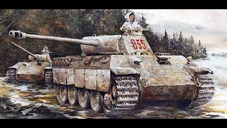 2 SS Panthers vs 21 US Shermans [upl. by Enidan]