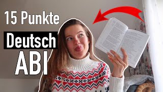 15 PUNKTE im DEUTSCH ABI  So gehts last Minute Abitur Tipps [upl. by Anelhtak]