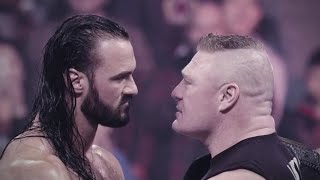 WWE Champion Brock Lesnar battles Drew McIntyre at WrestleMania [upl. by Aicila]