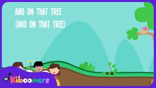 The Green Grass Grows All Around Lyric Video  The Kiboomers Preschool Songs amp Nursery Rhymes [upl. by Clava]