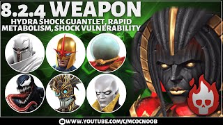 MCOC Act 824  Weapon Hydra Shock Guantlet Rapid Metabolism Shock Vulnerability  Morningstar [upl. by Chimene316]