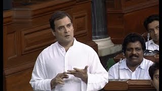 NoConfidenceMotion Rahul Gandhis Full Speech In Lok Sabha [upl. by Anyek]