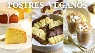 4 RECETAS DULCES  Veganas Fáciles que Calientan el Alma [upl. by Haroun]