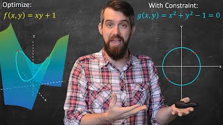 Lagrange Multipliers  Geometric Meaning amp Full Example [upl. by Attevroc]