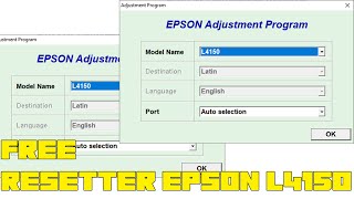 How to Reset Epson L4150 [upl. by Jem]