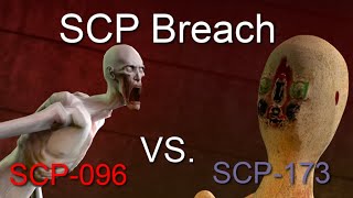 SCP096 Vs SCP173 SFM [upl. by Aramal]