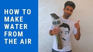 Water from the air Homemade atmospheric water generator AWG [upl. by Hamlani]