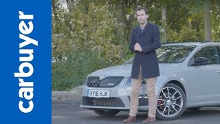 Skoda Octavia vRS Estate 20132017 review  Carbuyer [upl. by Macgregor716]