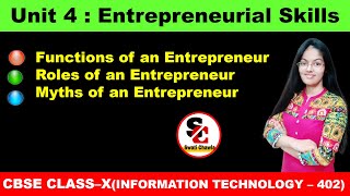 Entrepreneurial Skills Class 10 Part  2  CBSE Class 10 Employability Skills  IT 402 [upl. by Nowell]