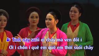 Karaoke Chèo Cổ  Hạt Tấm Làng Mai  Sa Lệch Chênh Chuyển Xếp [upl. by Risa649]