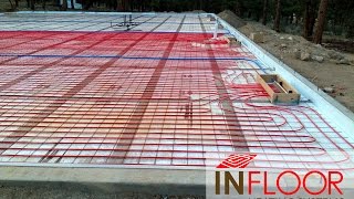 Hydronic Radiant Heating  Concrete Application [upl. by Steffy]