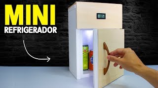 Cómo Hacer un MINI REFRIGERADOR CASERO [upl. by Esinehc149]