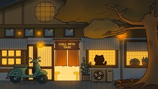 japanese night cafe vibes  a lofi hip hop mix  chill with taiki [upl. by Leigh32]