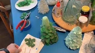 Sea Glass Tree Tutorial [upl. by Birecree]