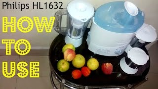 Philips HL1632 500 Juicer Mixer Grinder How to use video  Review  Indian Consumer [upl. by Corney980]