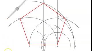 Pentagono regolare dato il lato [upl. by Bentlee]