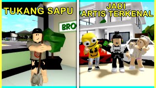 TUKANG SAPU JADI ARTIS TERKENAL Roblox Brookhaven Indonesia [upl. by Ransell]