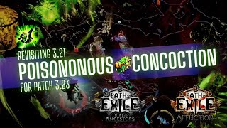 PoE 323 Poisonous Concoction League Starter  BUILD UPDATE [upl. by Llennahs]