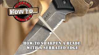 How To Sharpen A SerratedEdge Blade [upl. by Andria]