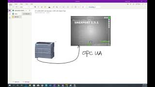 COM01 OPC UA  Siemens S71200 PLCOPC UA Server and UaExpertOPC UA Client [upl. by Yerrot589]