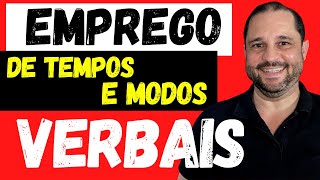 CEBRASPE  EMPREGO DE TEMPOS E MODOS VERBAIS [upl. by Attelahs]